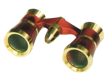 3x25 compact Galileo prism binoculars