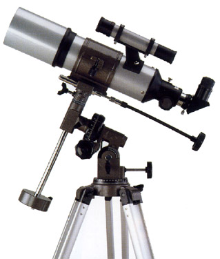 90mm/3.6"inch equatorial telescope