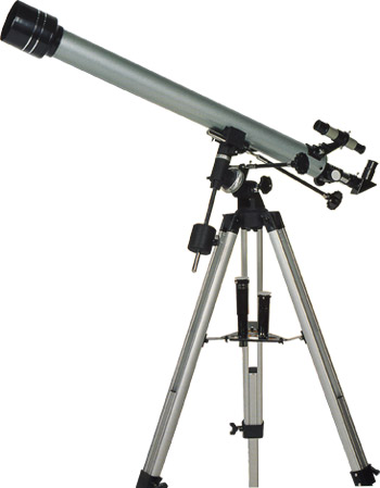 60mm/2.4"inch equatorial refractor telescope